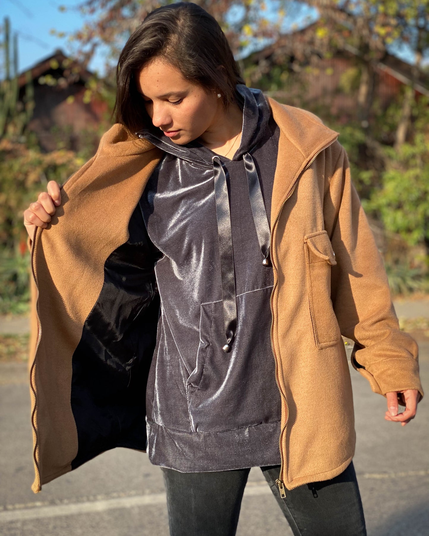 POLERÓN OVERSIZE GRIS.