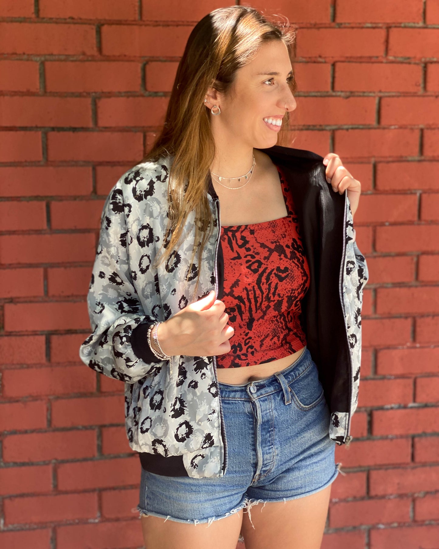 CROP TOP CUADRADO ROJO.