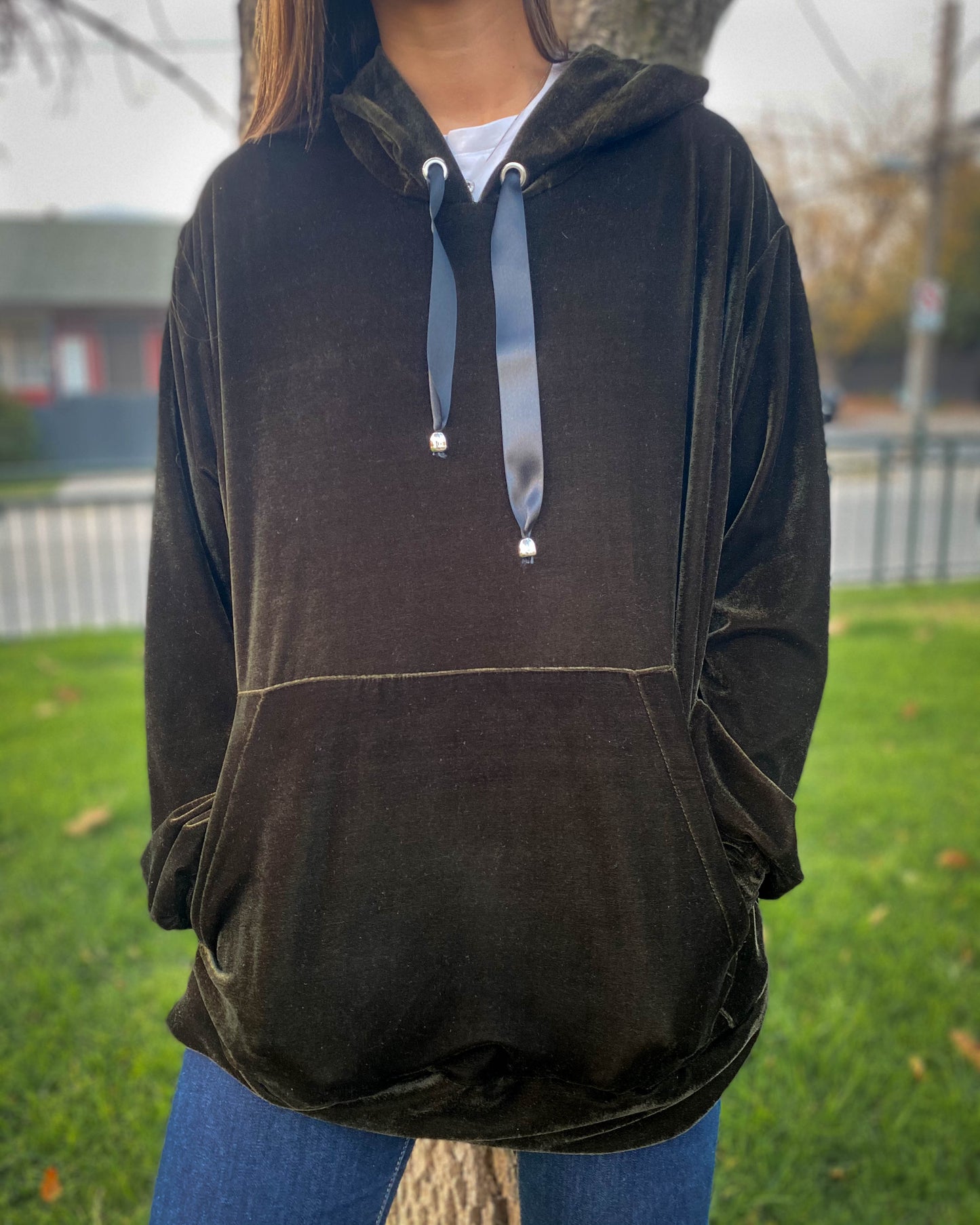 POLERÓN OVERSIZE VERDE MUSGO.