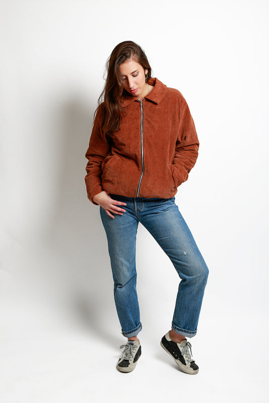 CHAQUETA CORDUROY CAMEL.