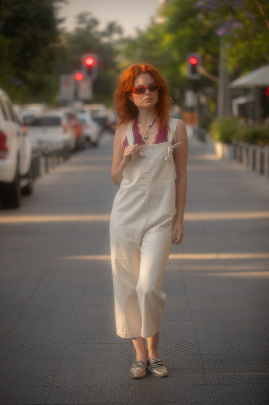 JARDINERA LINO LARGA BEIGE.