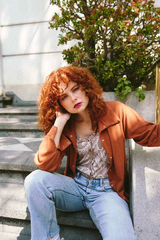 MAXICAMISA TERRACOTA.